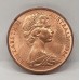 AUSTRALIA 1984 . TWO 2 CENTS COIN . FRILLED NECK LIZARD